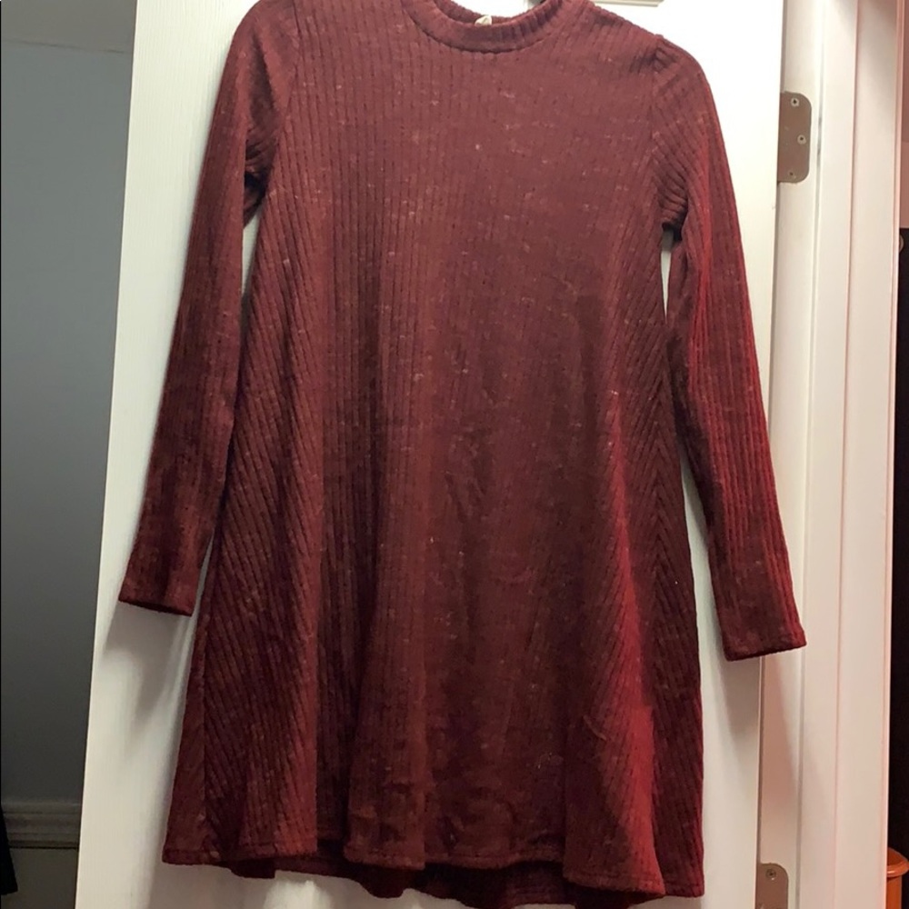 Red Sweater Dress